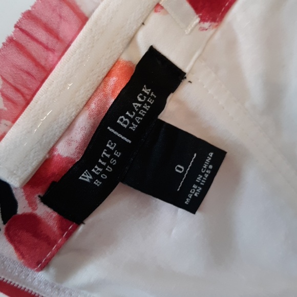 WHBM Pink Floral Corset Top size 0 - Picture 4 of 4